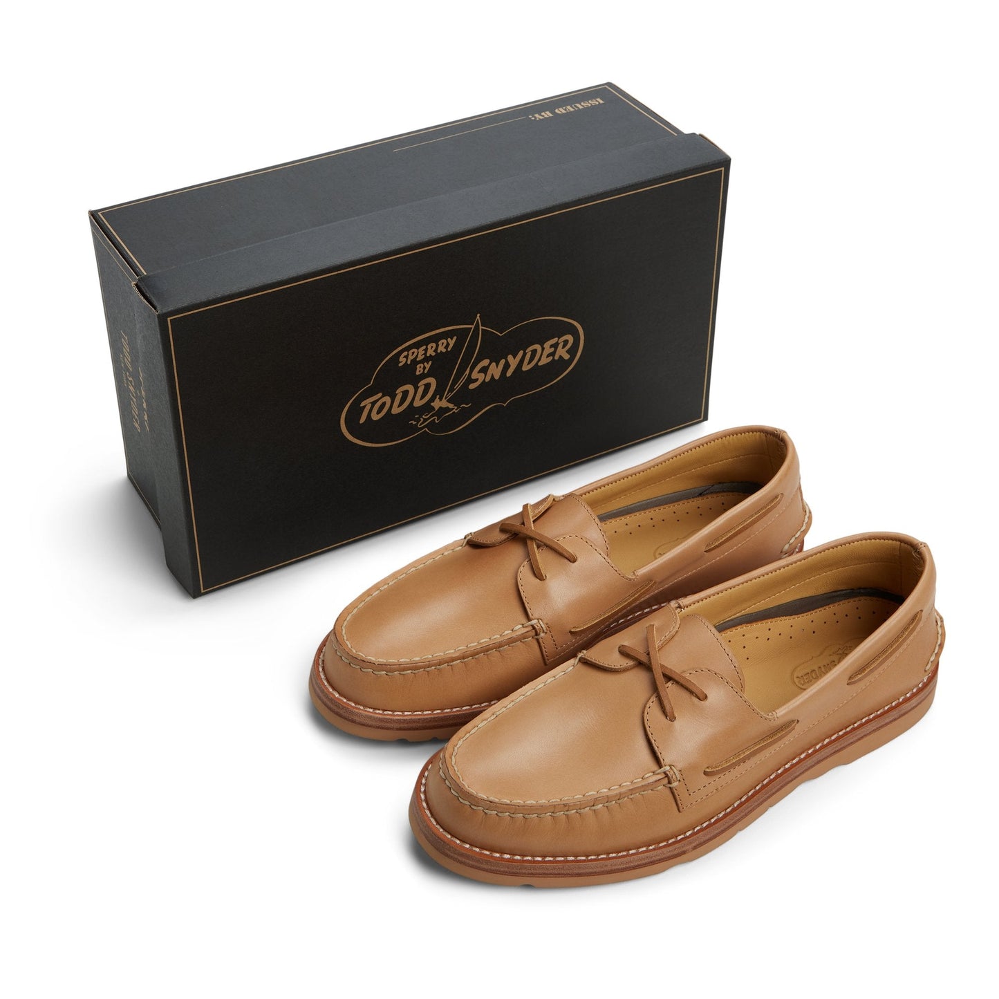 Sperry Sperry x Todd Snyder Vachetta Leather Boat Shoe FOOTWEAR image