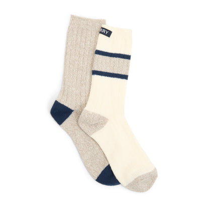 Sperry Ladies 2-pack Yarn Boot Socks CLOTHING image