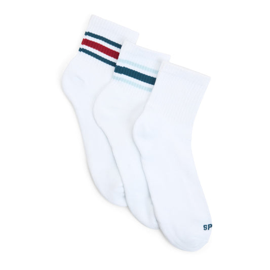 Sperry Mens 3-Pack Quarter Socks CLOTHING image