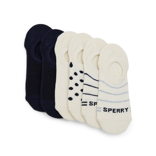 Sperry Ladies 6-Pack No-Show Socks CLOTHING image