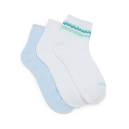 Sperry Ladies 3-Pack Quarter Socks CLOTHING image